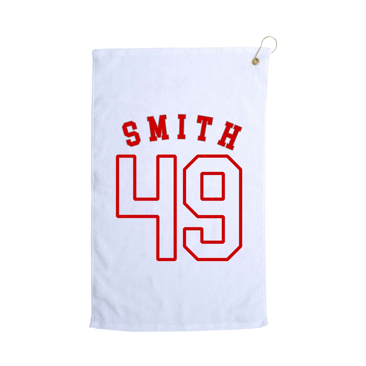 Golf Towel — Shirsey Arch in White