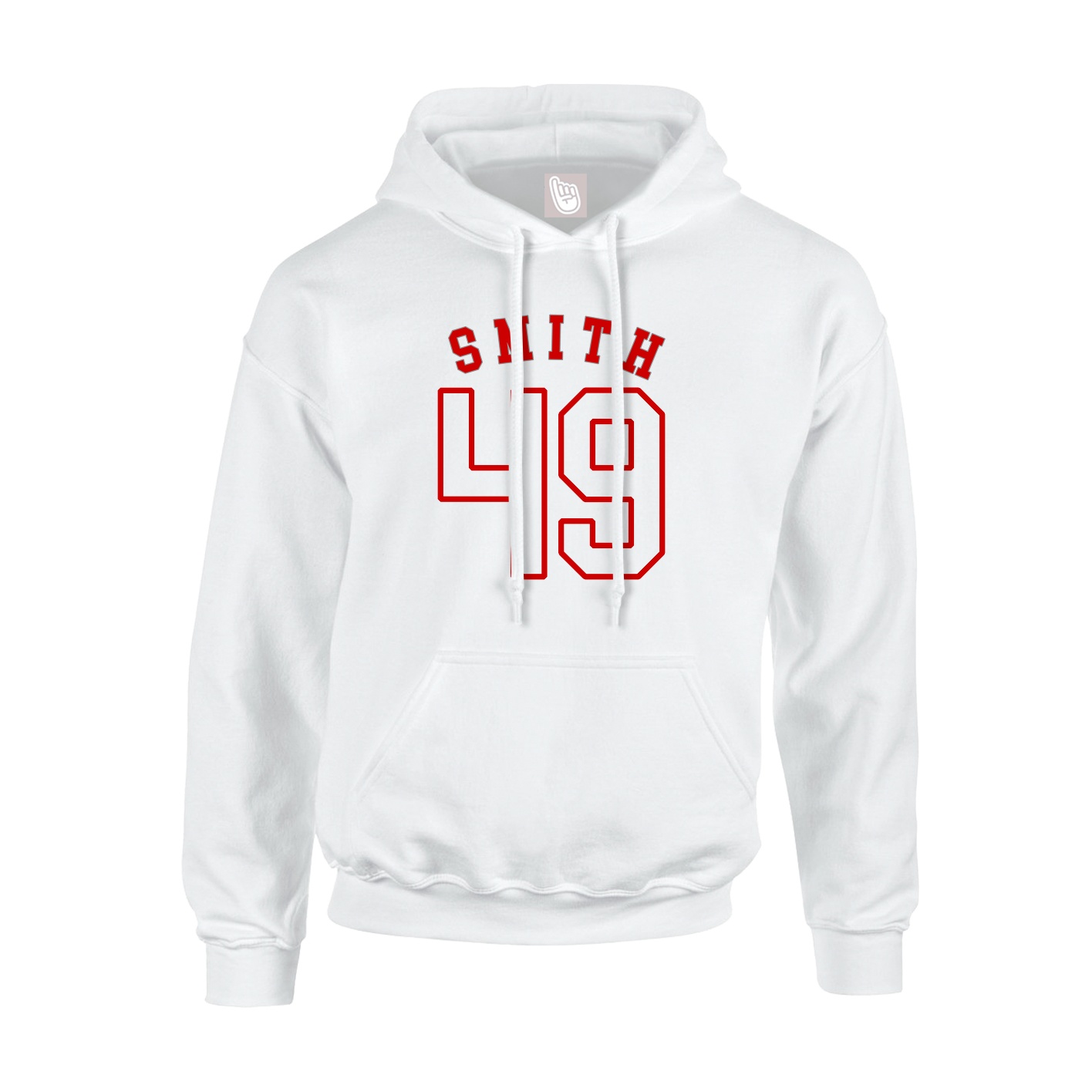 Hoodie — Shirsey Arch in White
