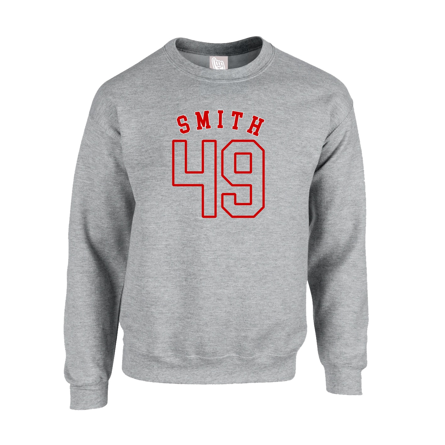 Fleece Crew — Shirsey Arch in Grey