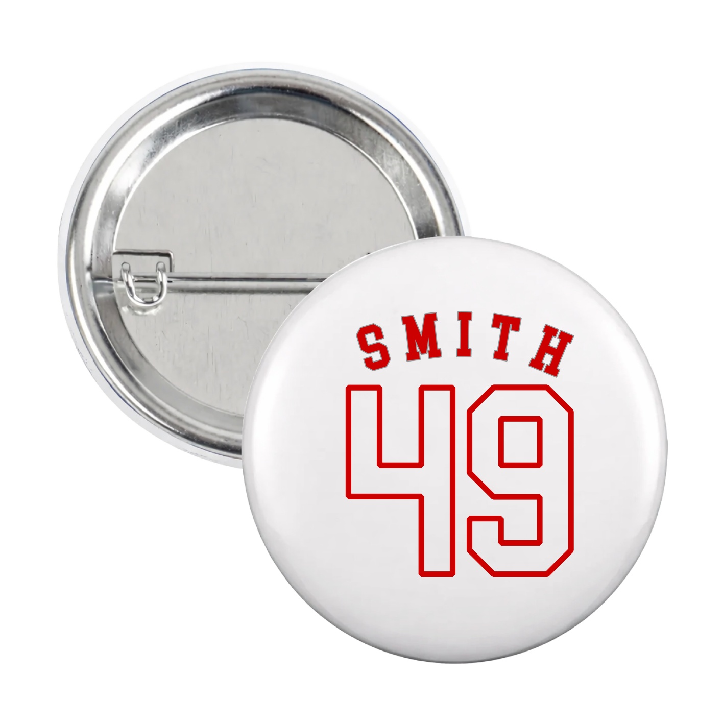 Game Day Button — Shirsey Arch in White