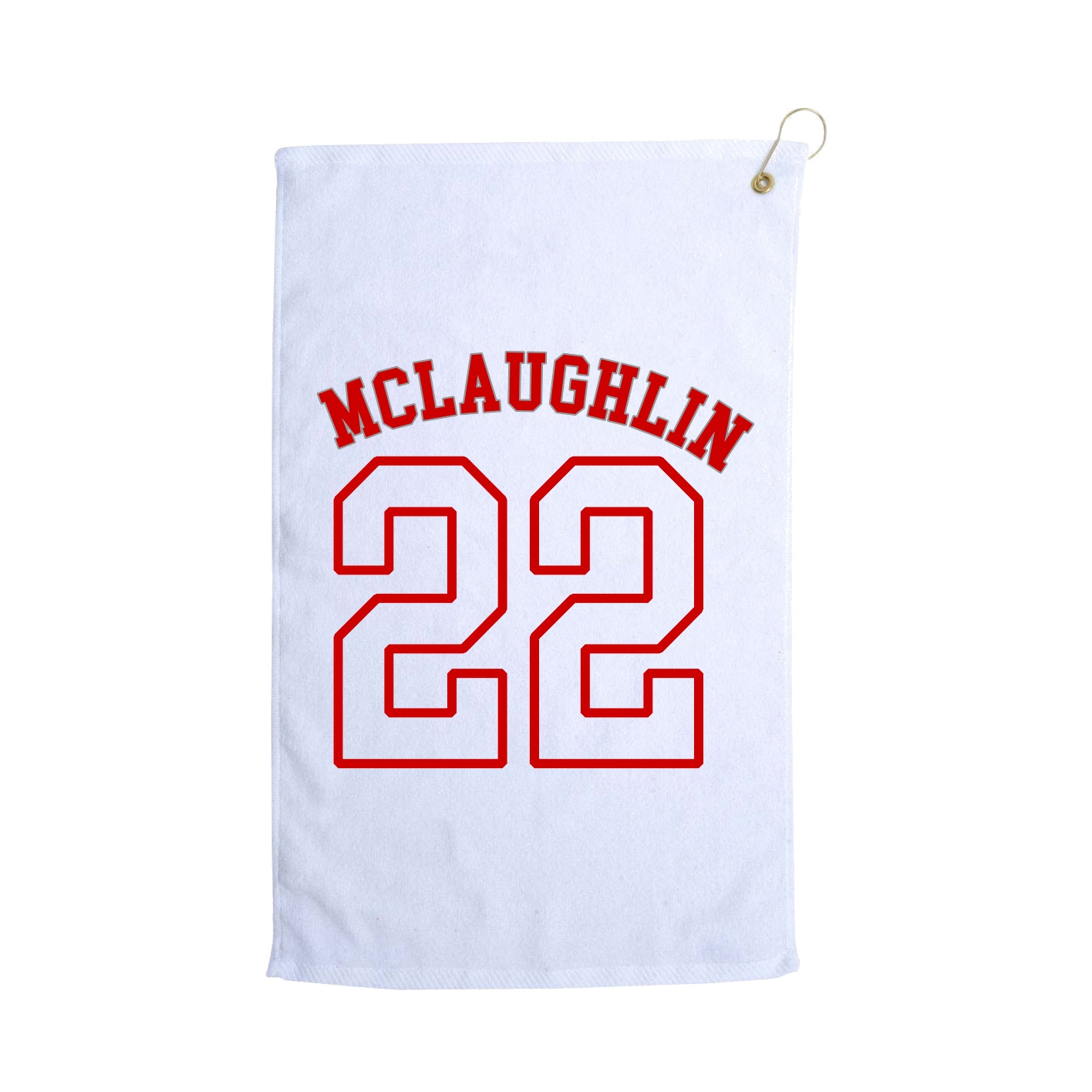 Golf Towel — Shirsey Arch in White