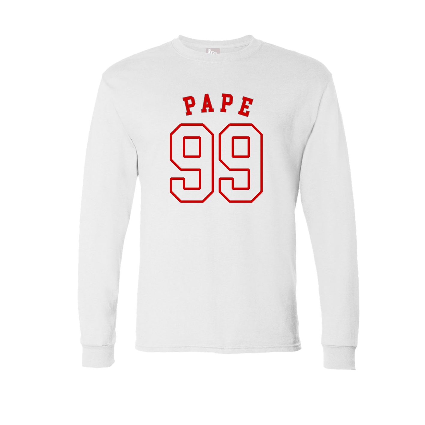 Long Sleeve Tee — Shirsey Arch in White