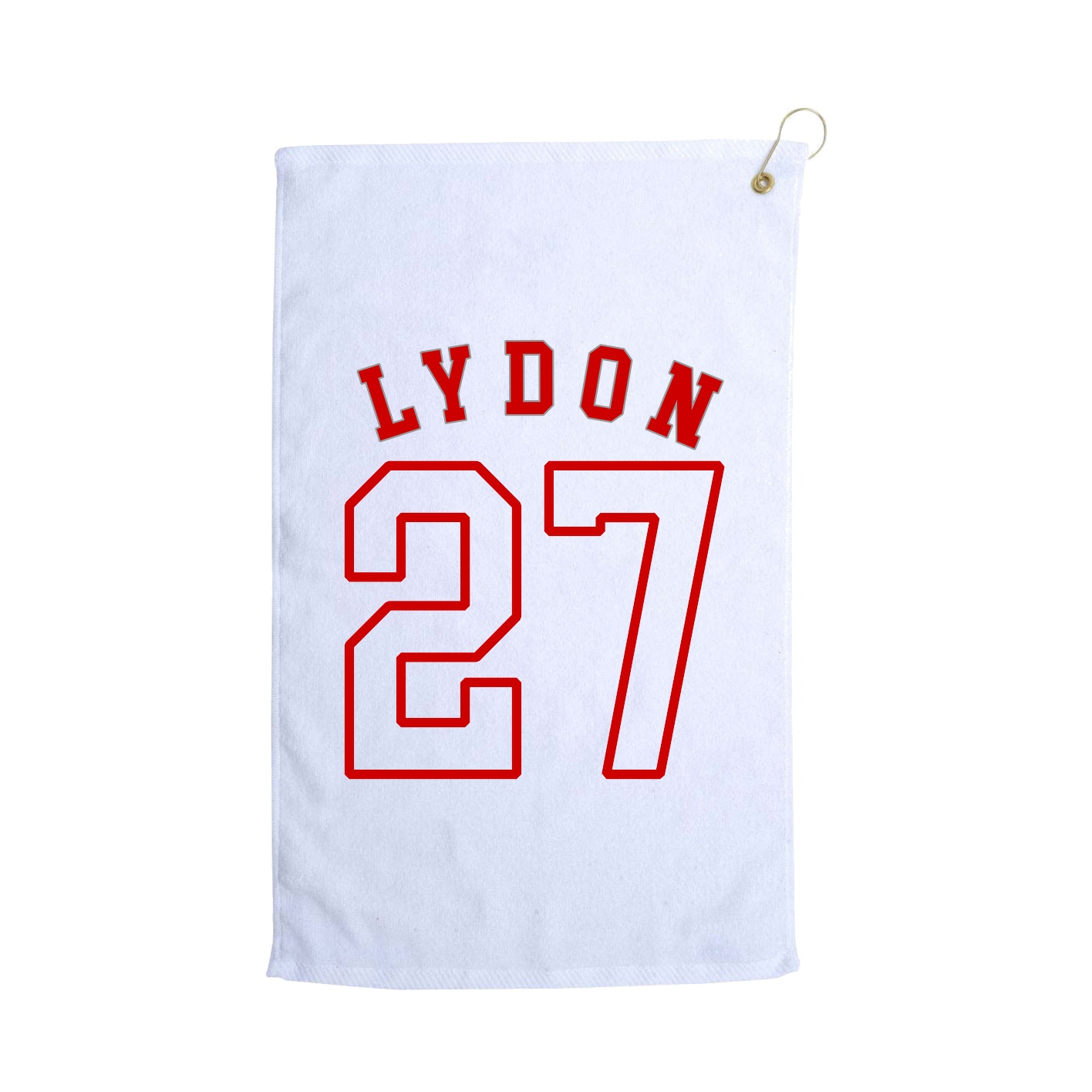 Golf Towel — Shirsey Arch in White