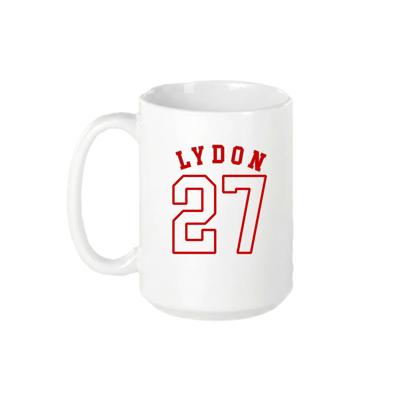 15oz Coffee Mug — Shirsey Arch in White