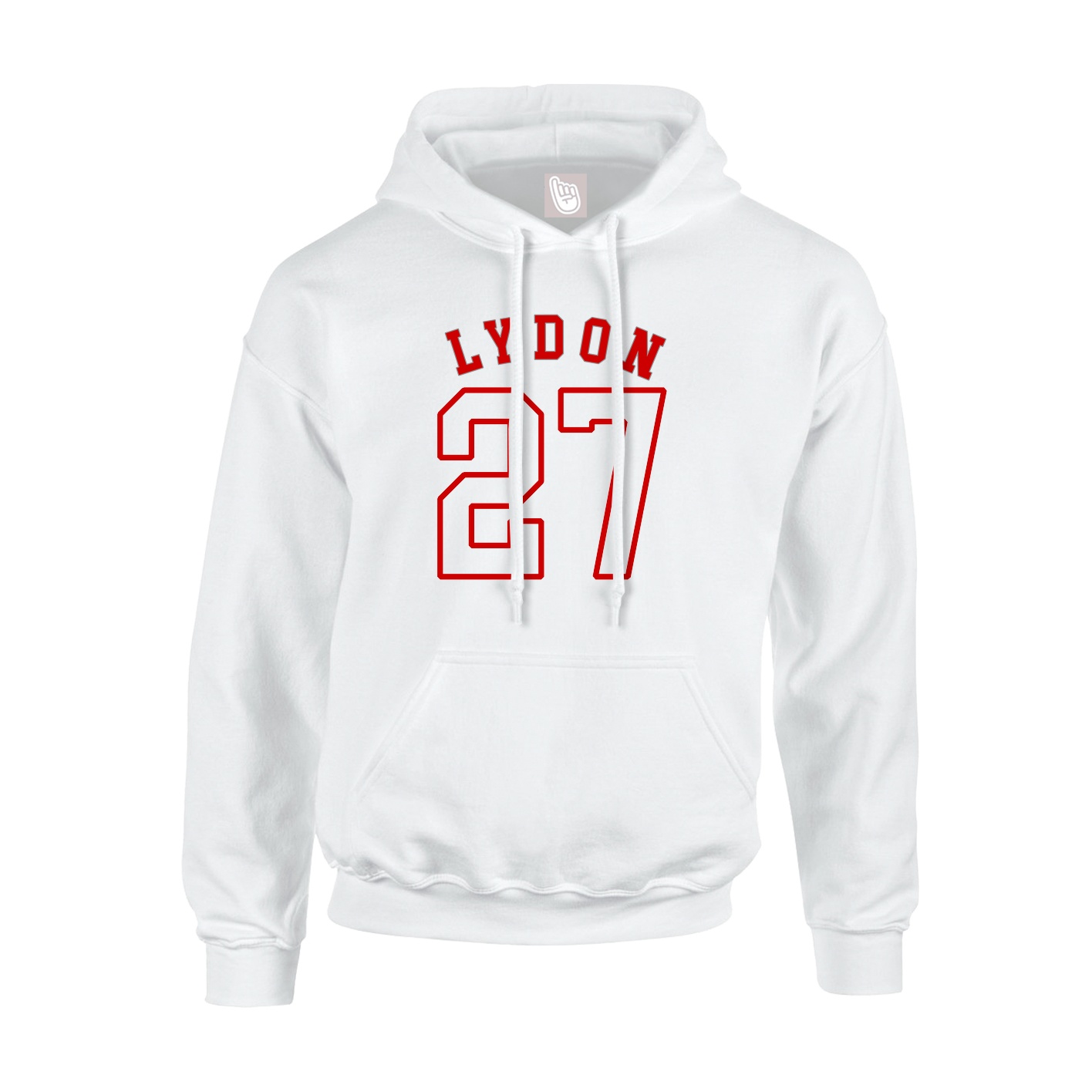 Hoodie — Shirsey Arch in White