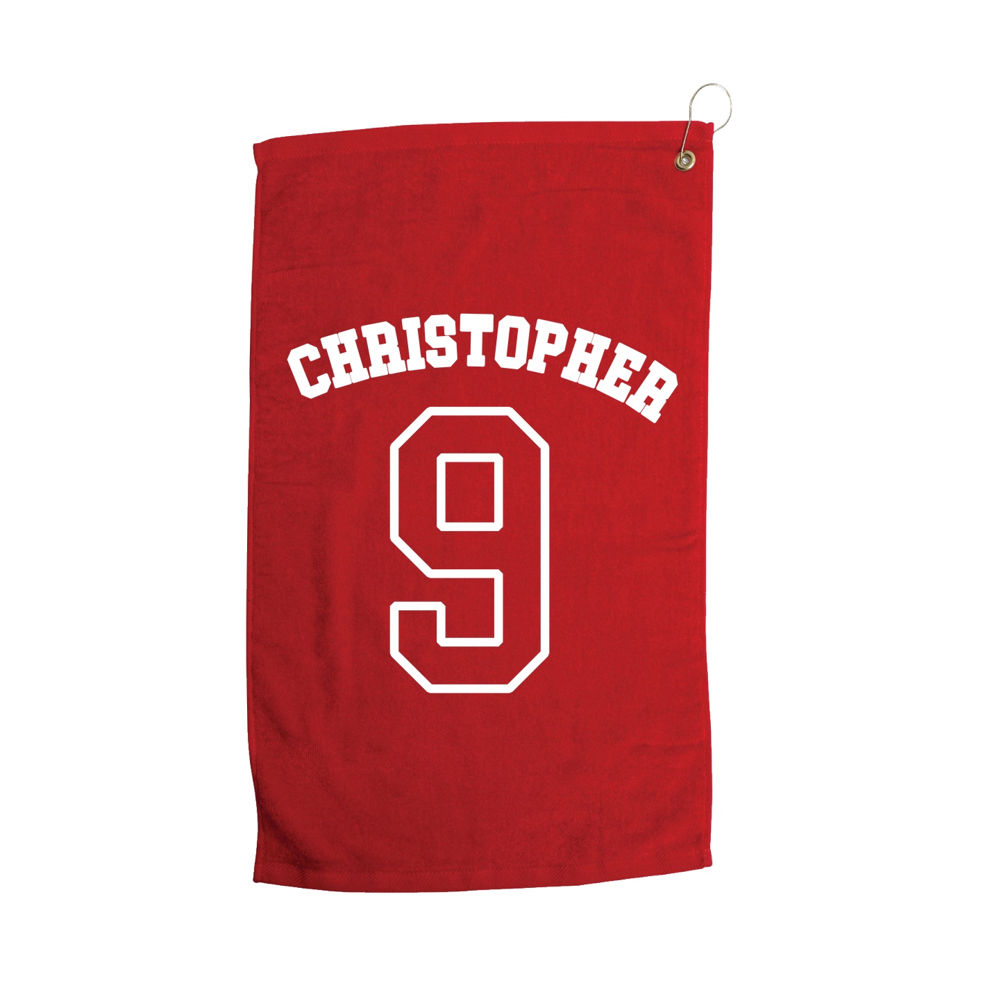 Golf Towel — Shirsey Arch in Red