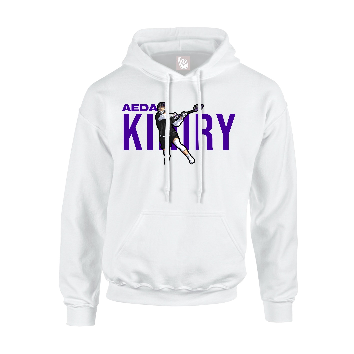 Hoodie — Player Name in White