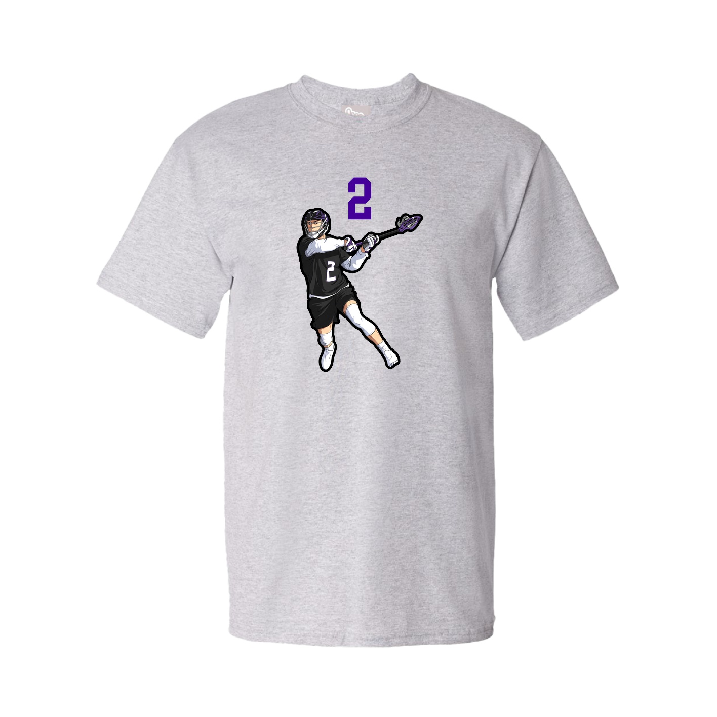 Tee — Number Top in Grey