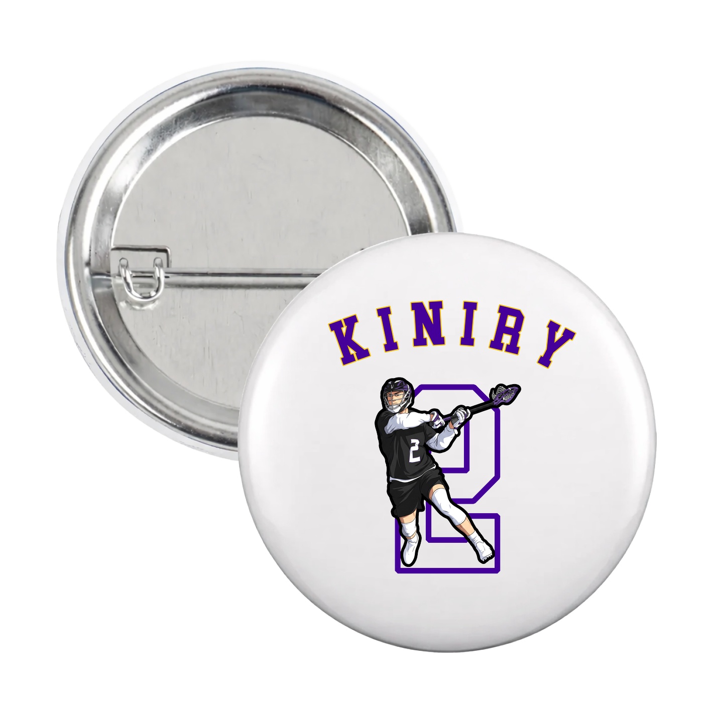 Game Day Button — Shirsey Arch in White