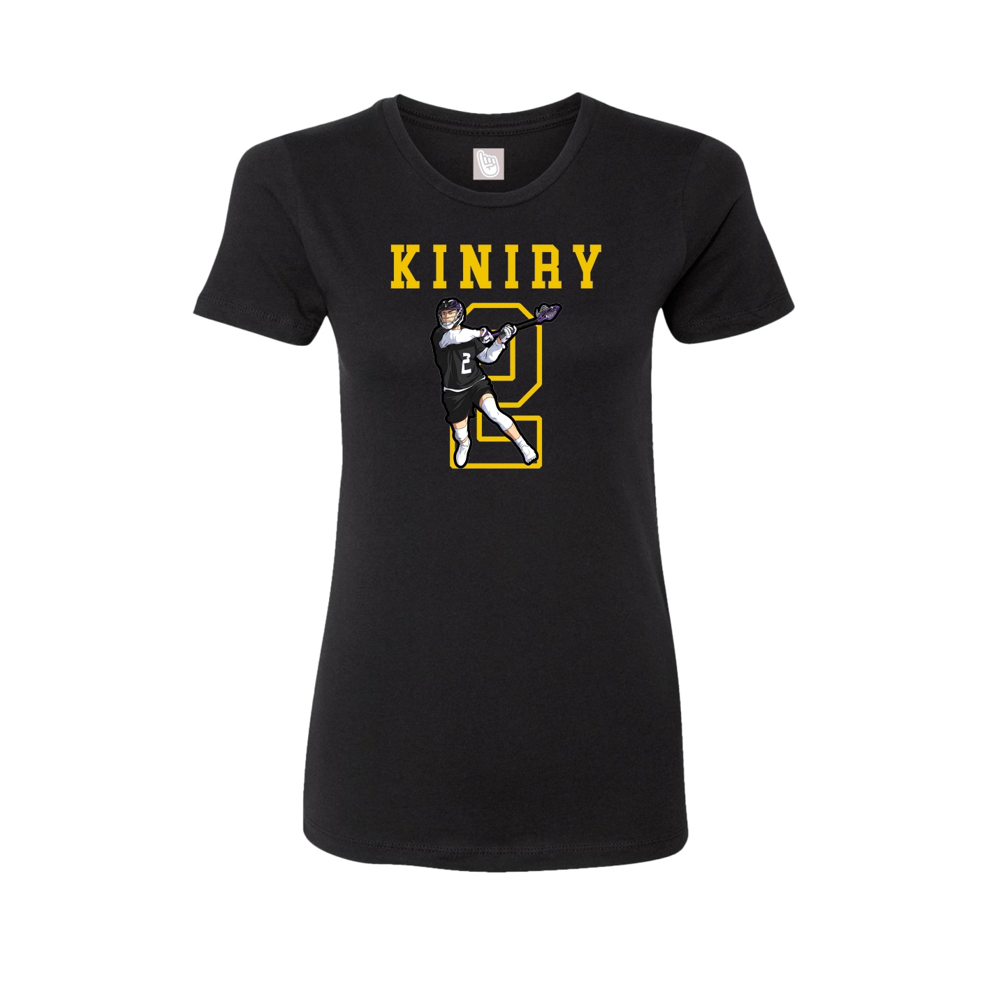 Fitted Women's Tee — Shirsey in Black