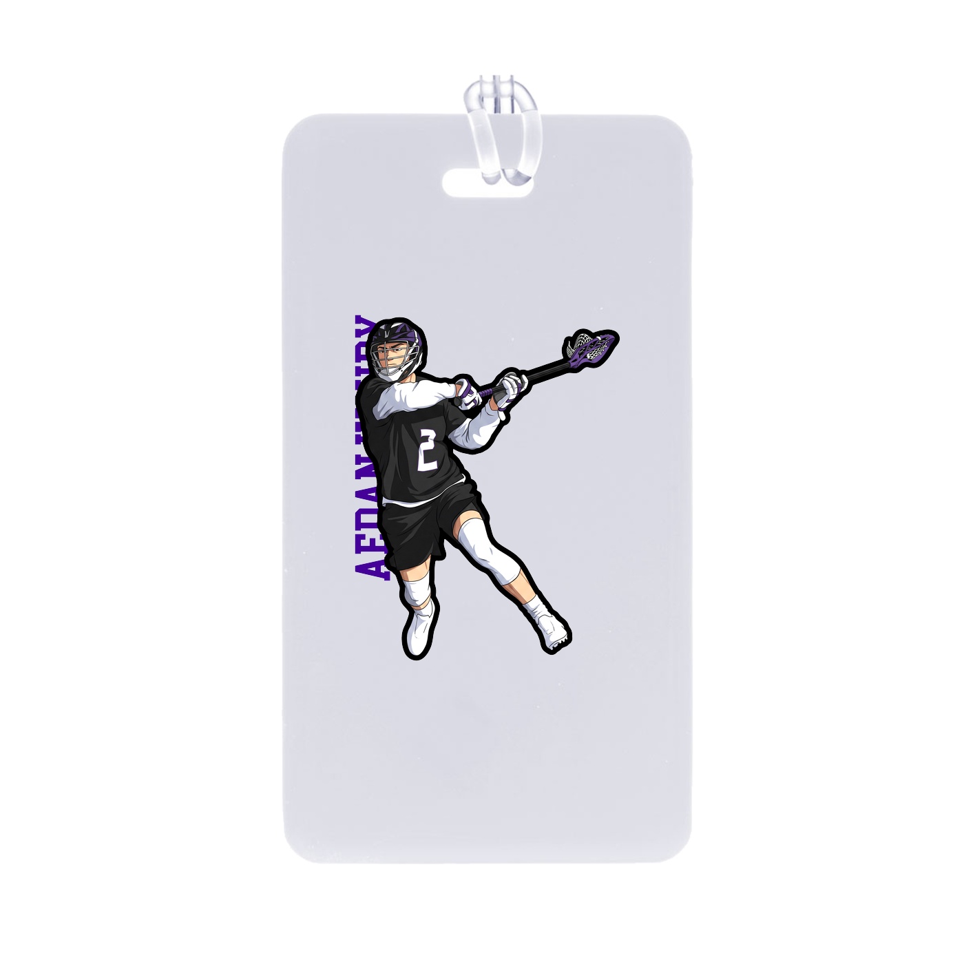 Bag Tag — Name Vertical in Classic