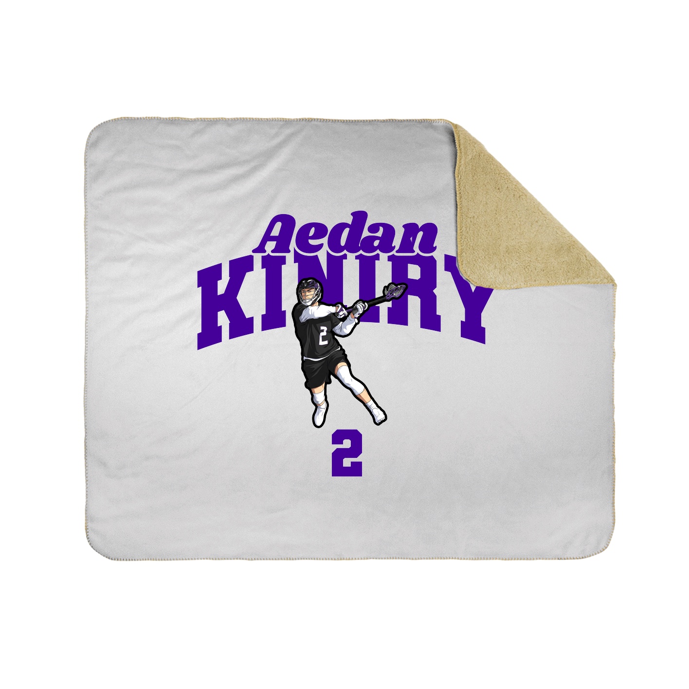 Throw Blanket — Signature Arch in White