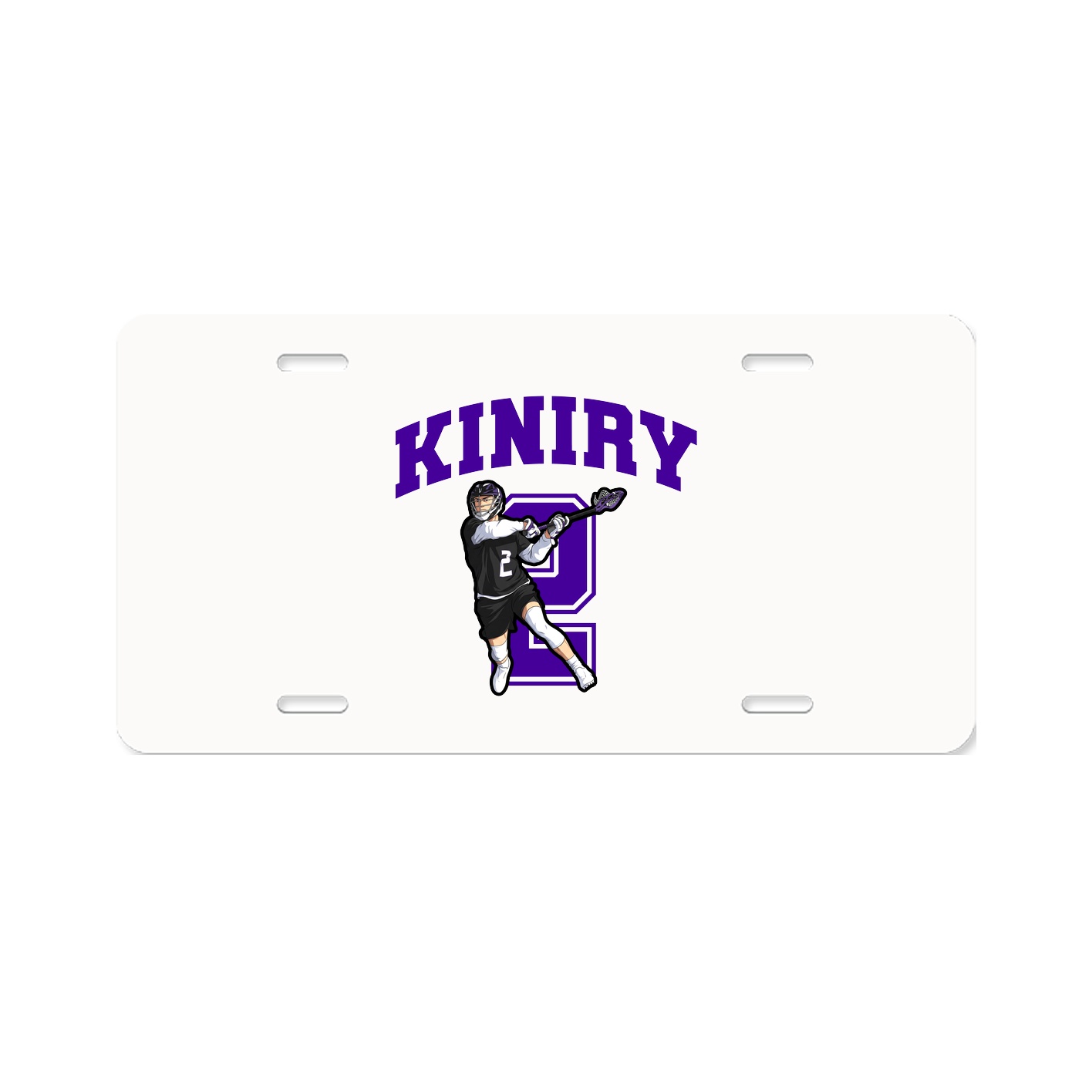 License Plate — Number in Classic