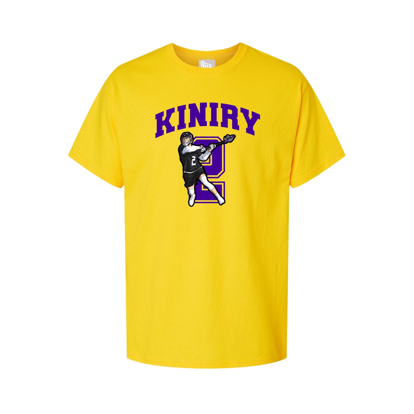 Youth Tee — Number in Gold