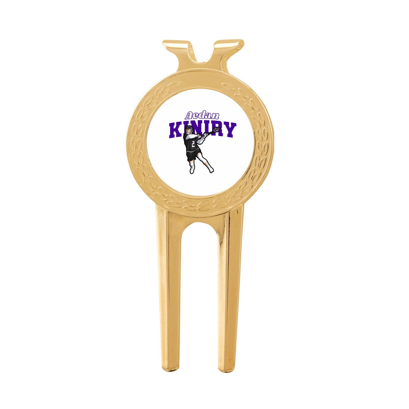 Divot Tool with Ball Marker — Name Arch in Classic