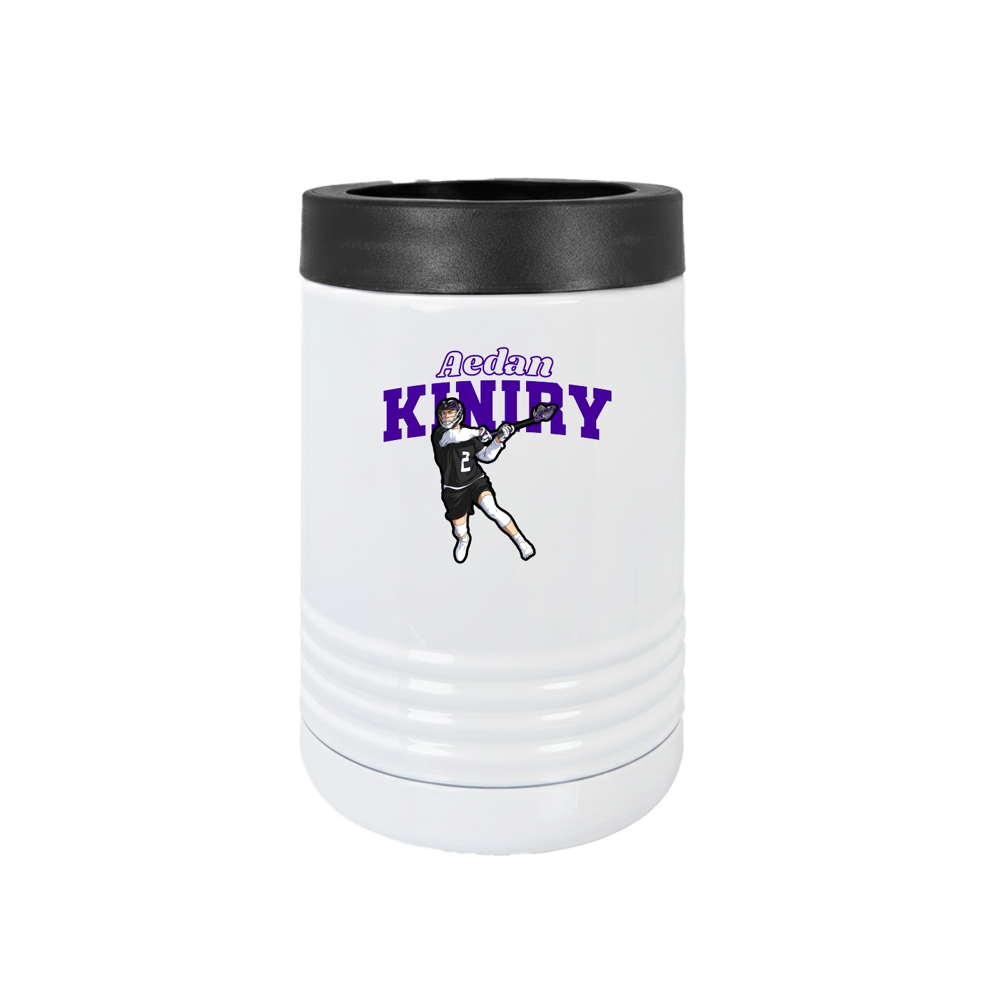 Beverage Holder — Name Arch in White