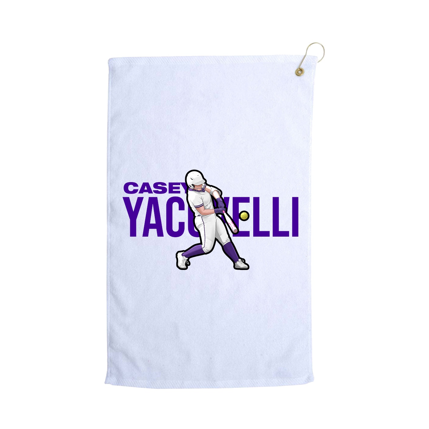 Golf Towel — Player Name in White