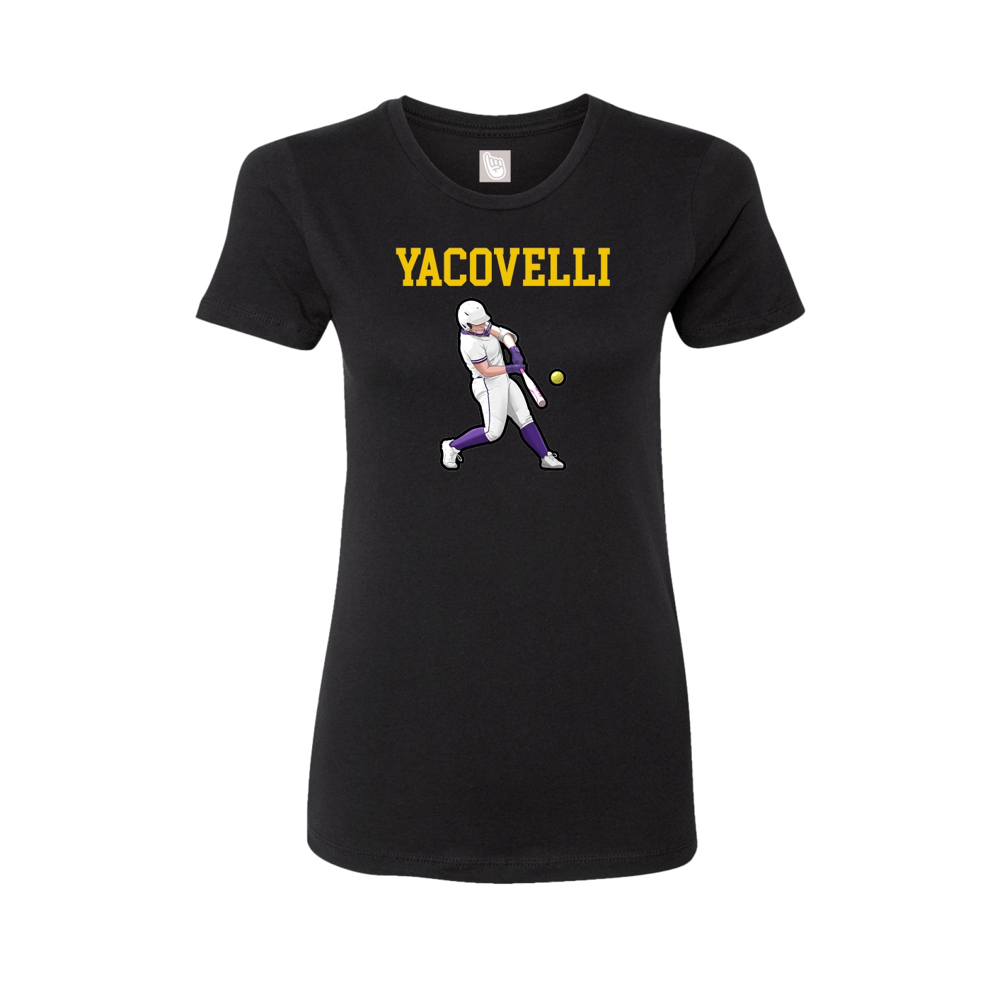 Fitted Women's Tee — Shirsey in Black