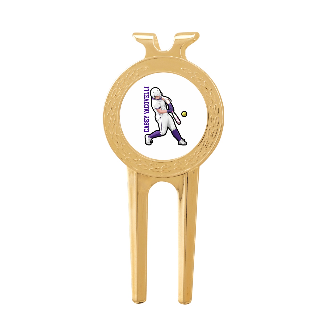 Divot Tool with Ball Marker — Name Vertical in Classic