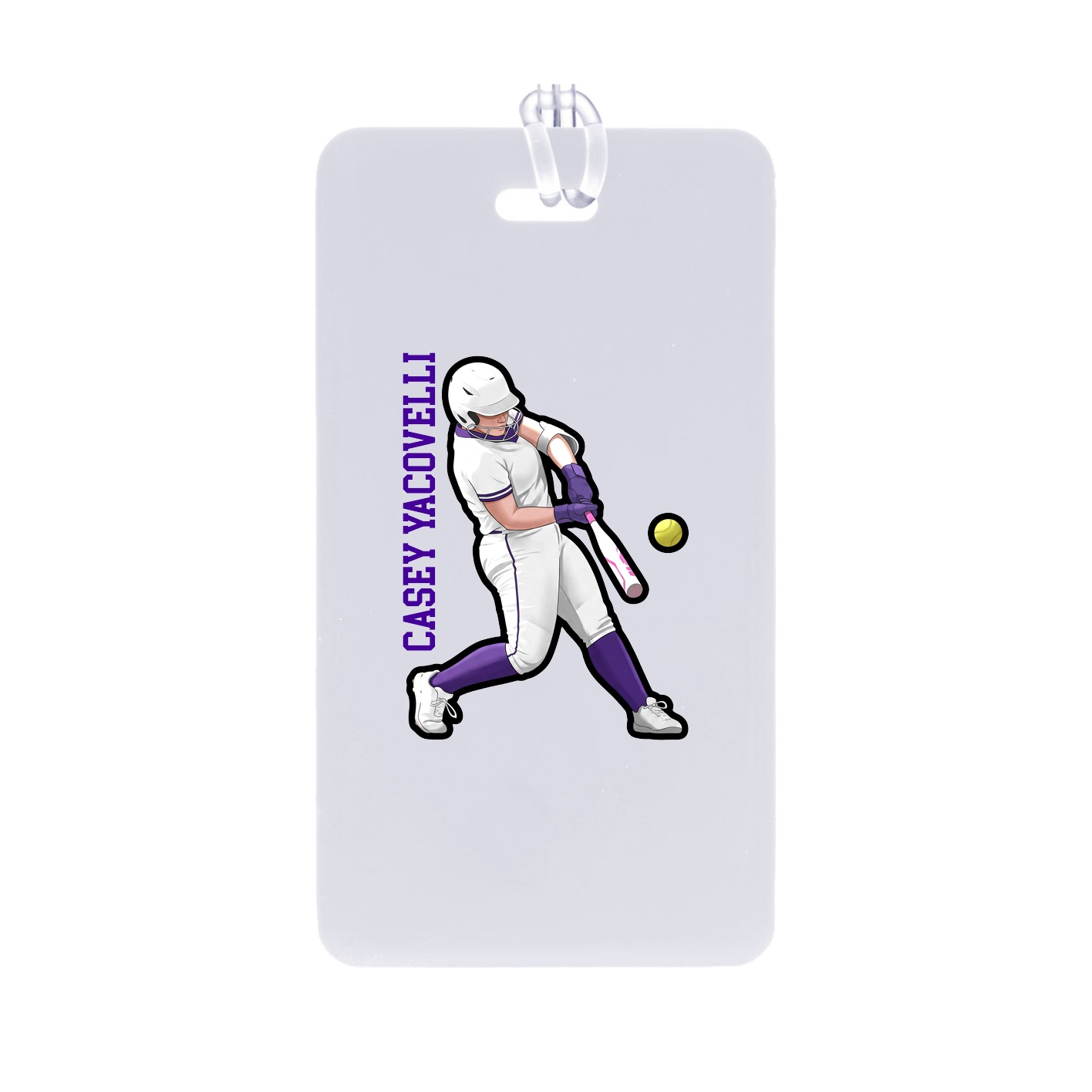 Bag Tag — Name Vertical in Classic