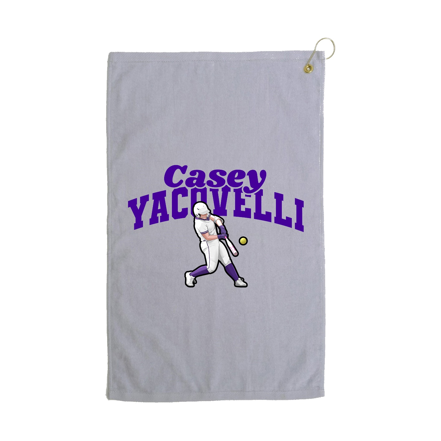 Golf Towel — Signature Arch in Grey