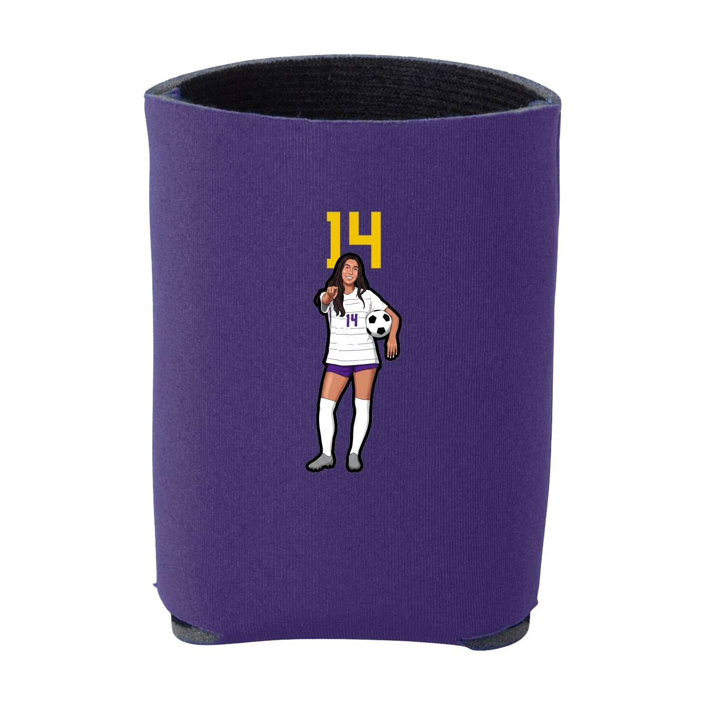Can Holder — Number Top in Purple
