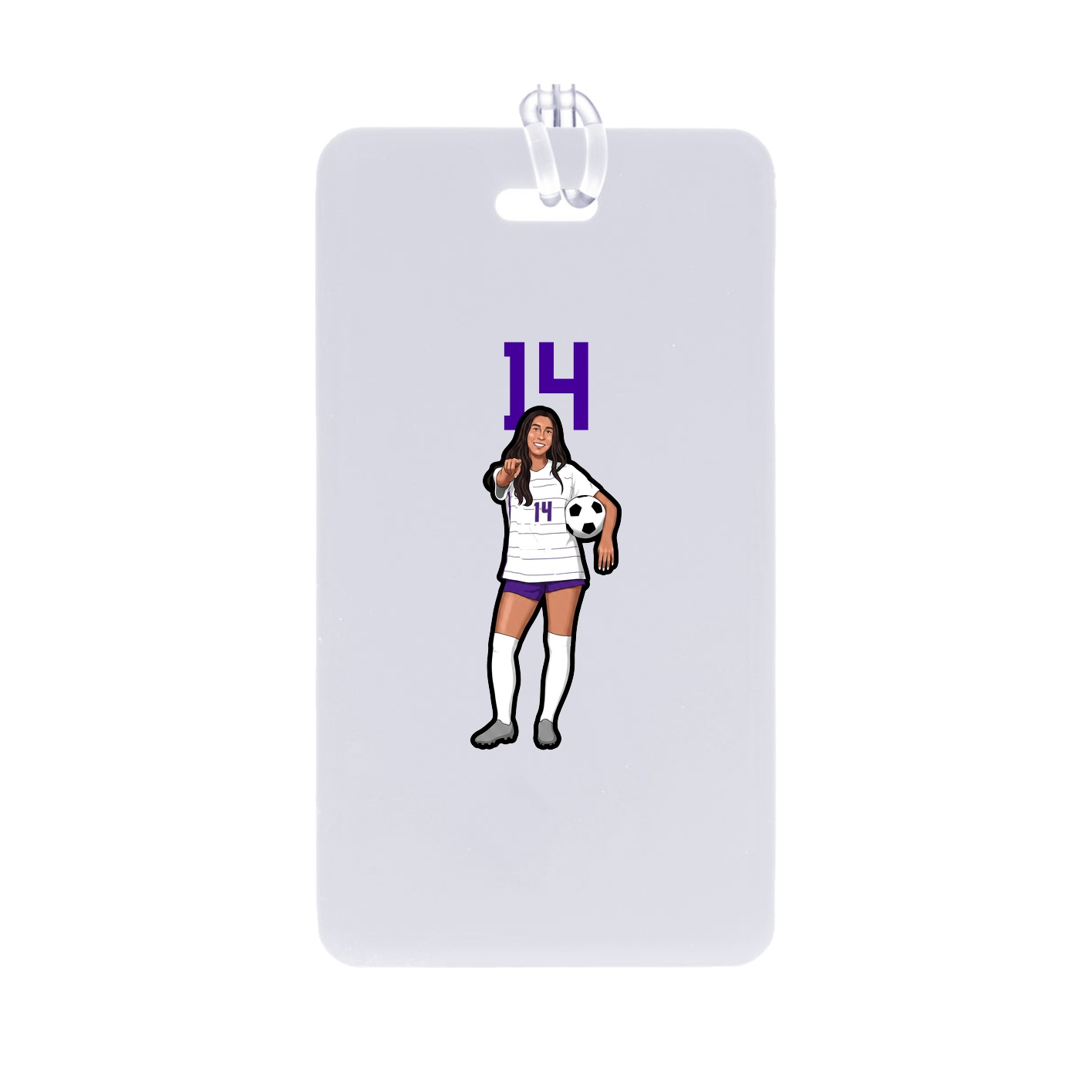 Bag Tag — Number Top in Classic