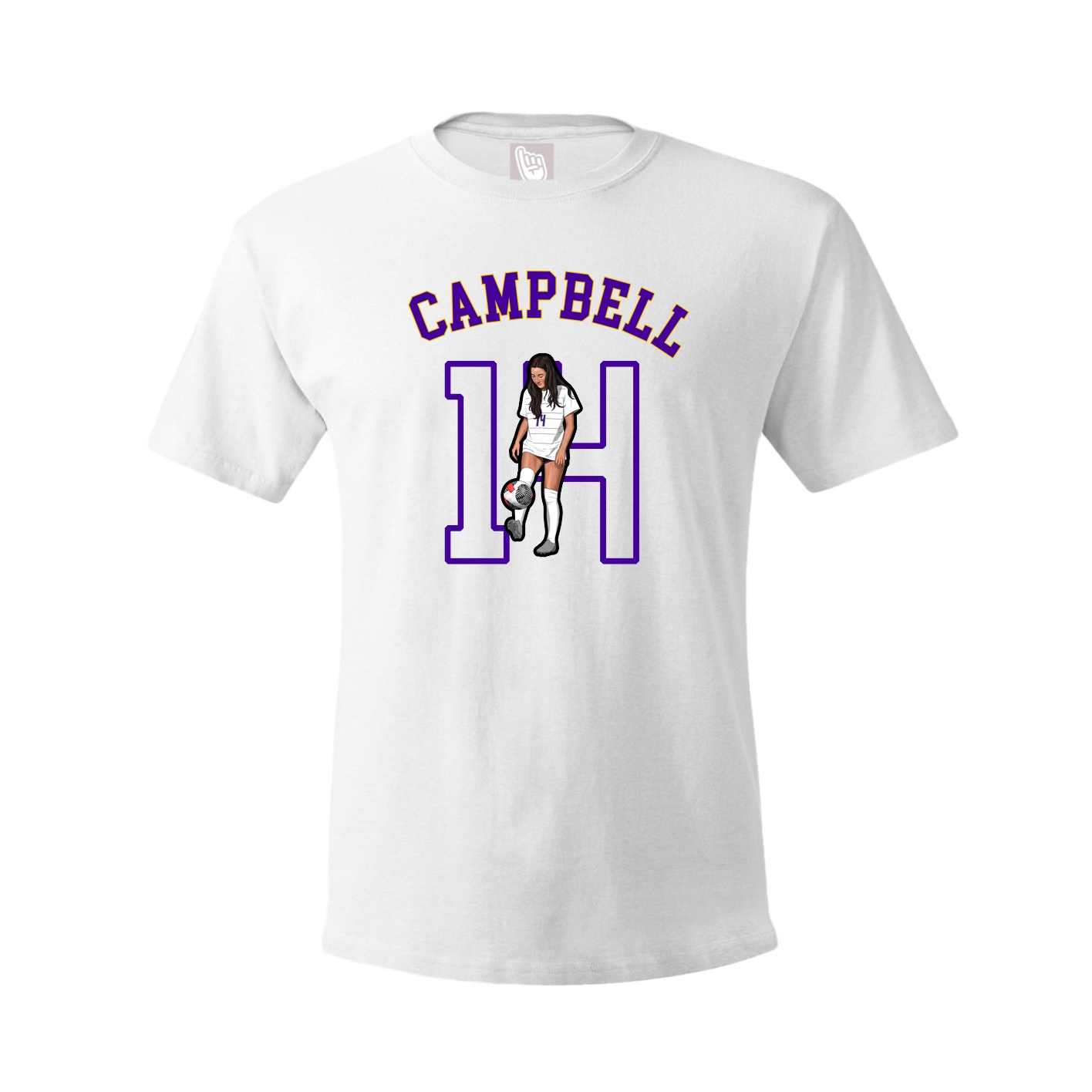 Youth Tee — Shirsey Arch in White