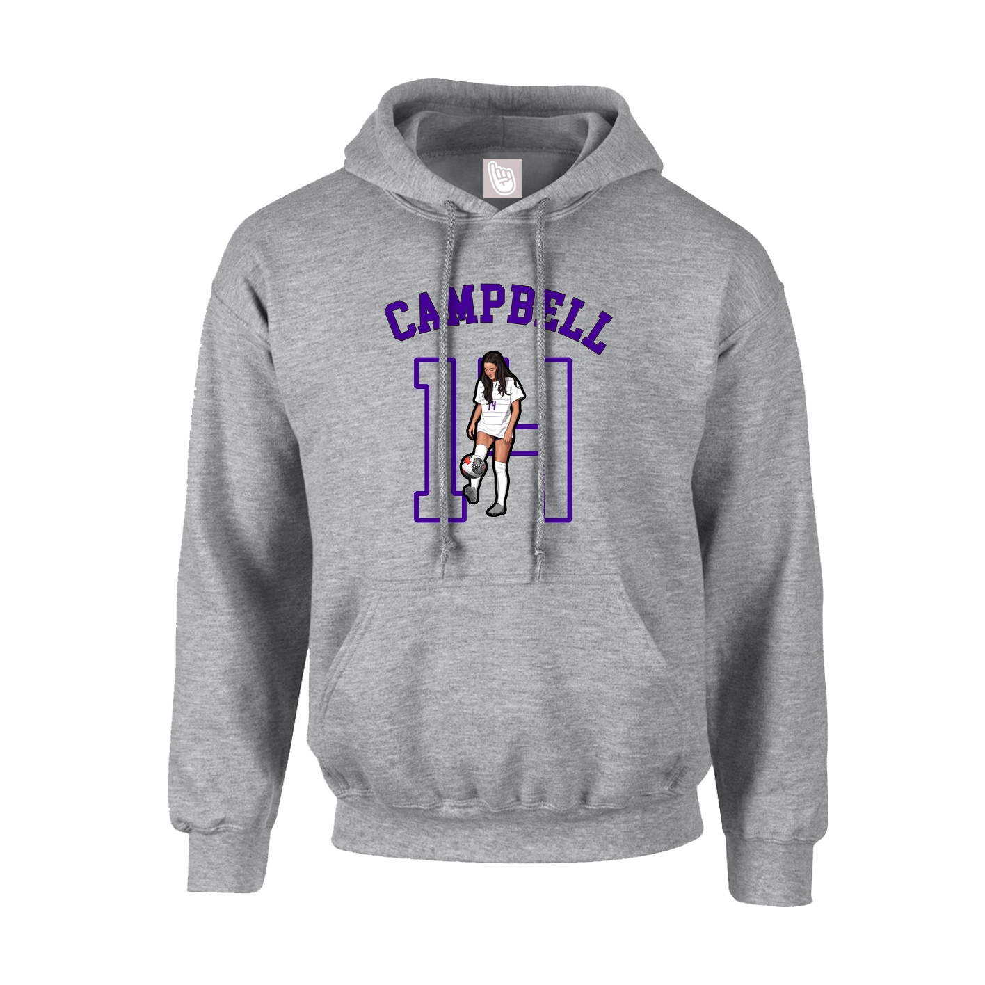 Hoodie — Shirsey Arch in Grey