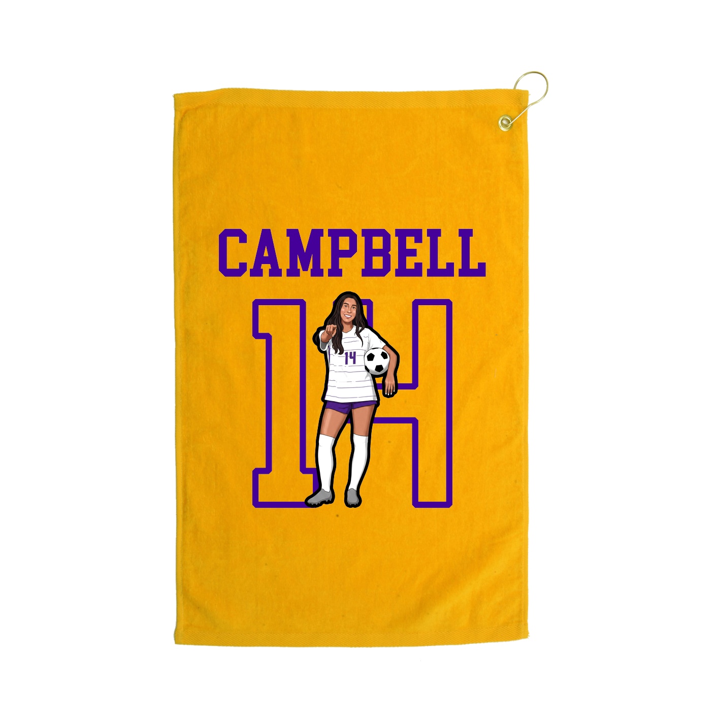 Golf Towel — Shirsey in Gold