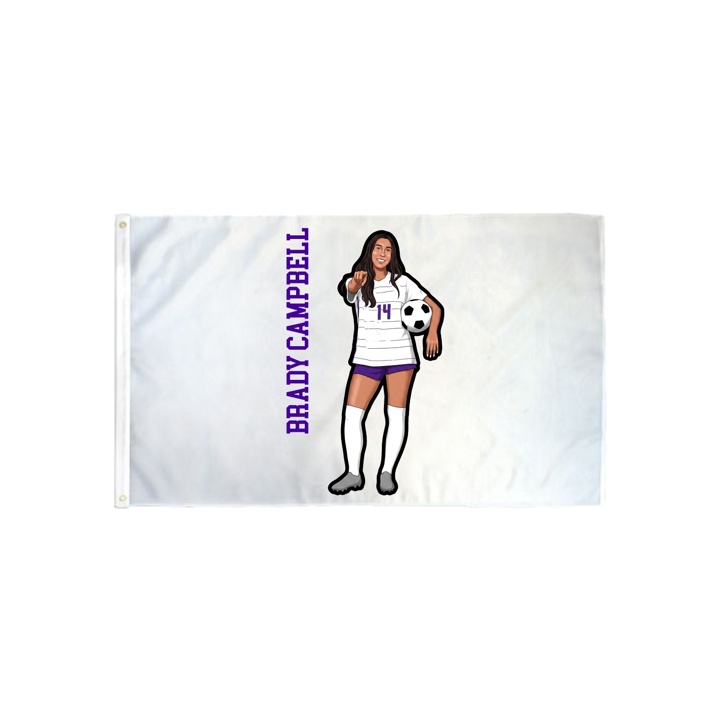 3x5 Flag — Name Vertical in Classic