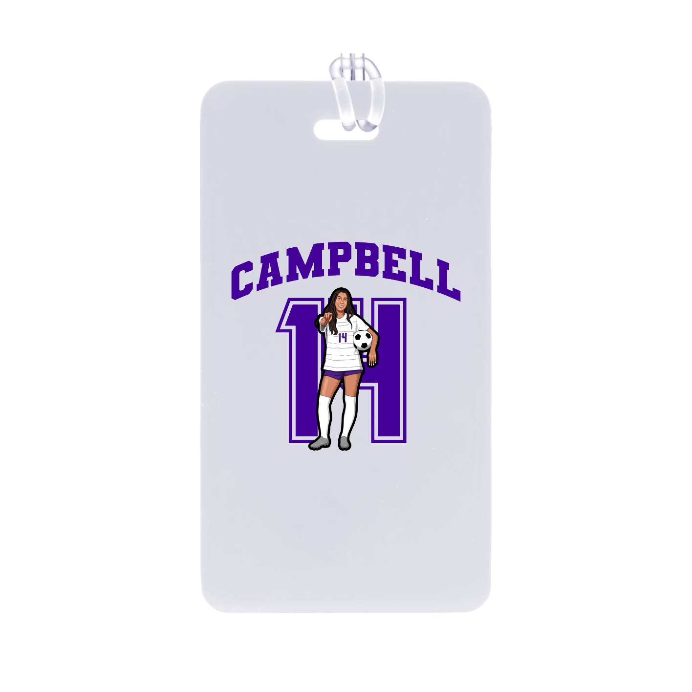 Bag Tag — Number in Classic