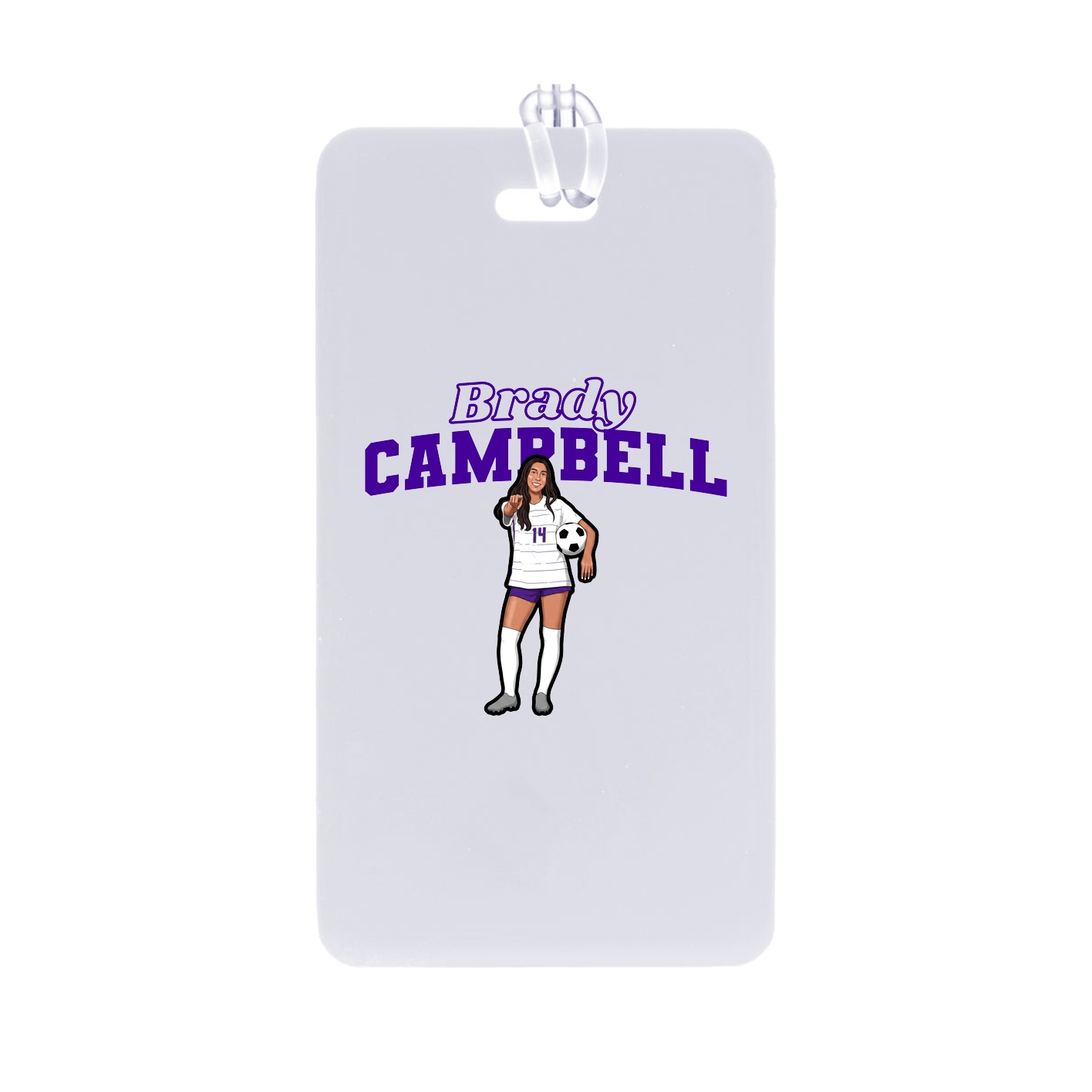 Bag Tag — Name Arch in Classic