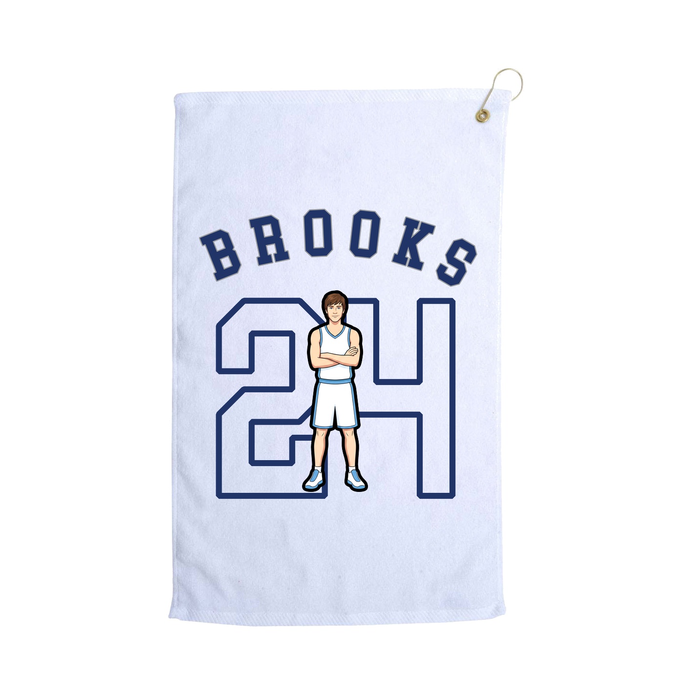 Golf Towel — Shirsey Arch in White