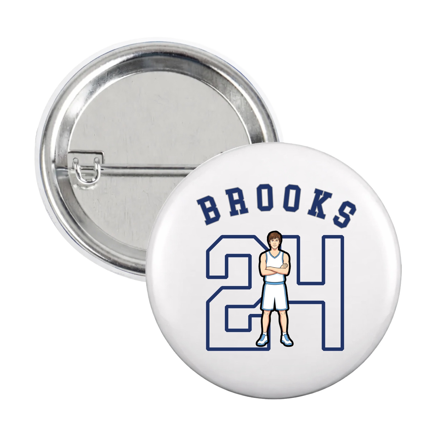 Game Day Button — Shirsey Arch in White