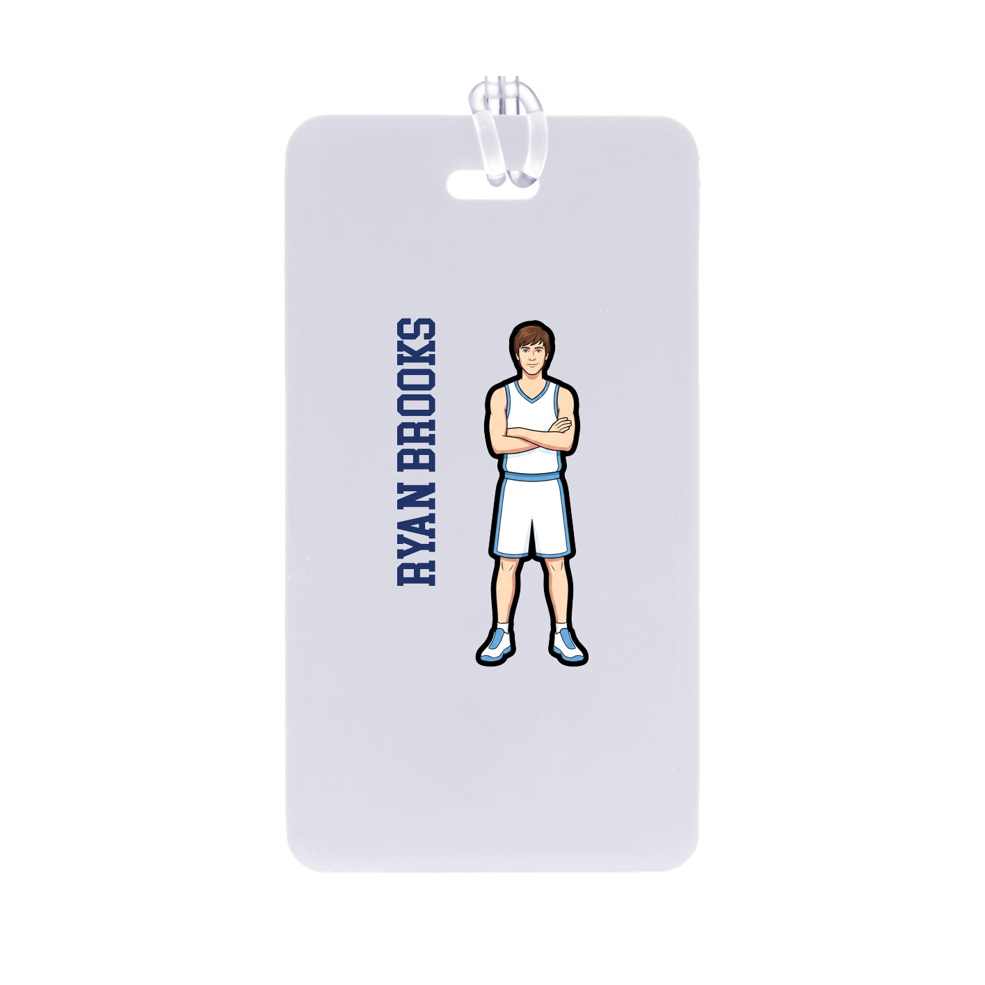 Bag Tag — Name Vertical in Classic