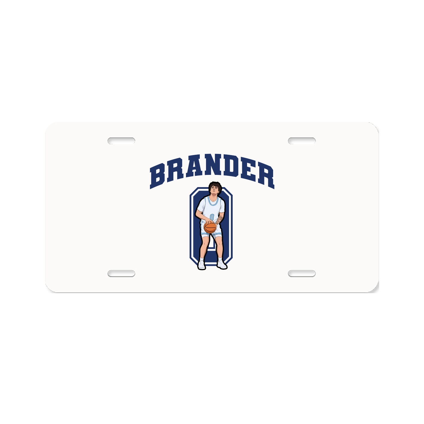 License Plate — Number in Classic