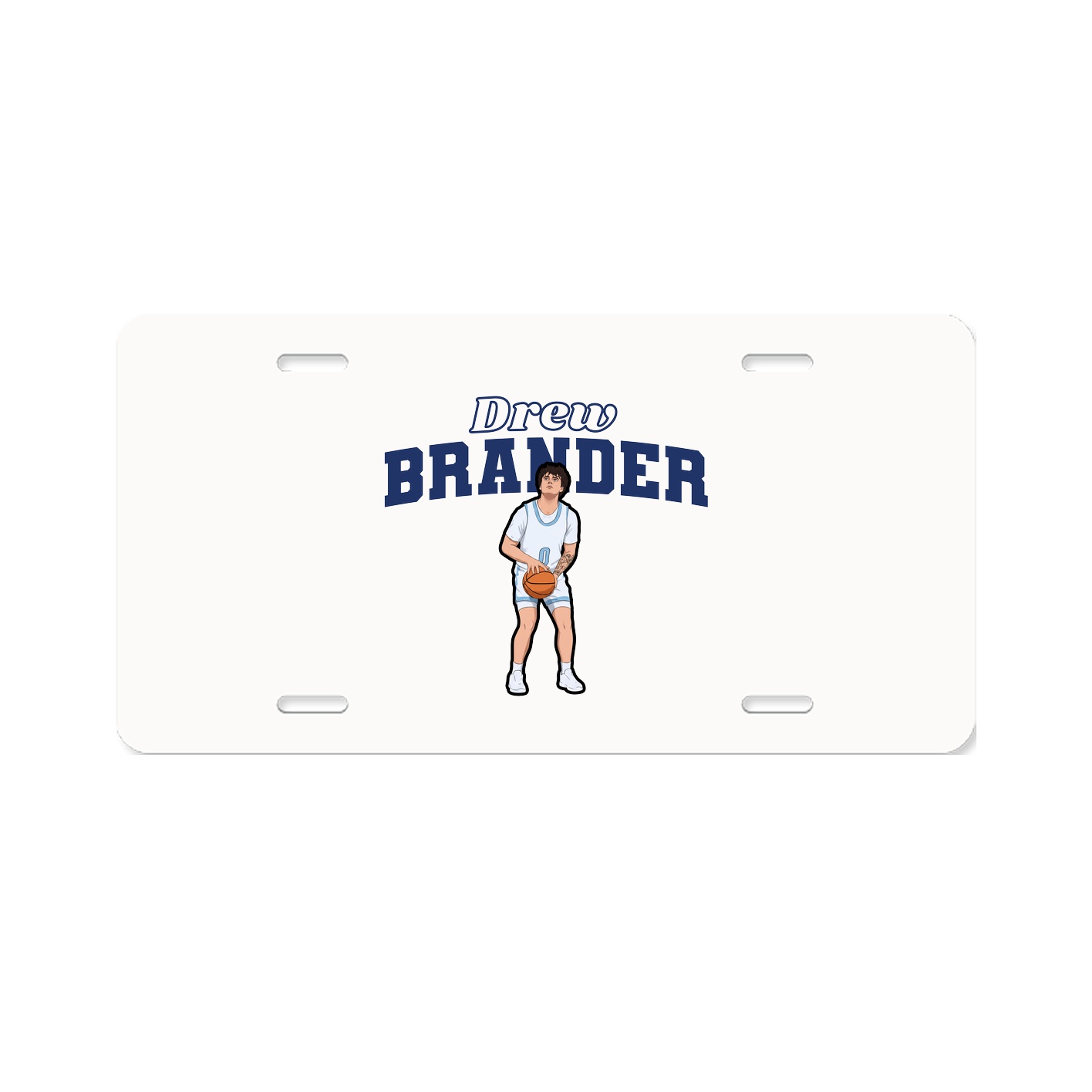 License Plate — Name Arch in Classic
