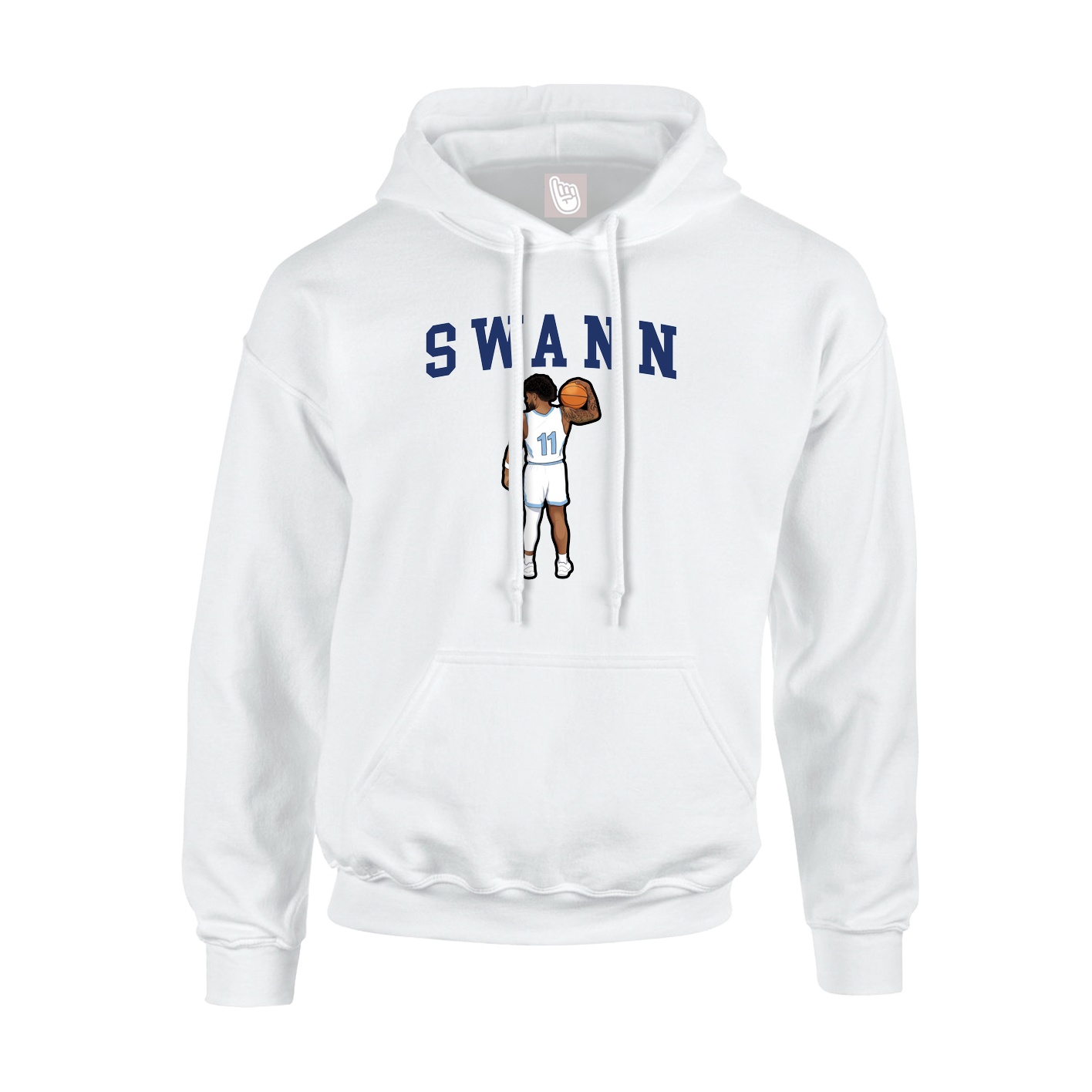 Hoodie — Shirsey in White