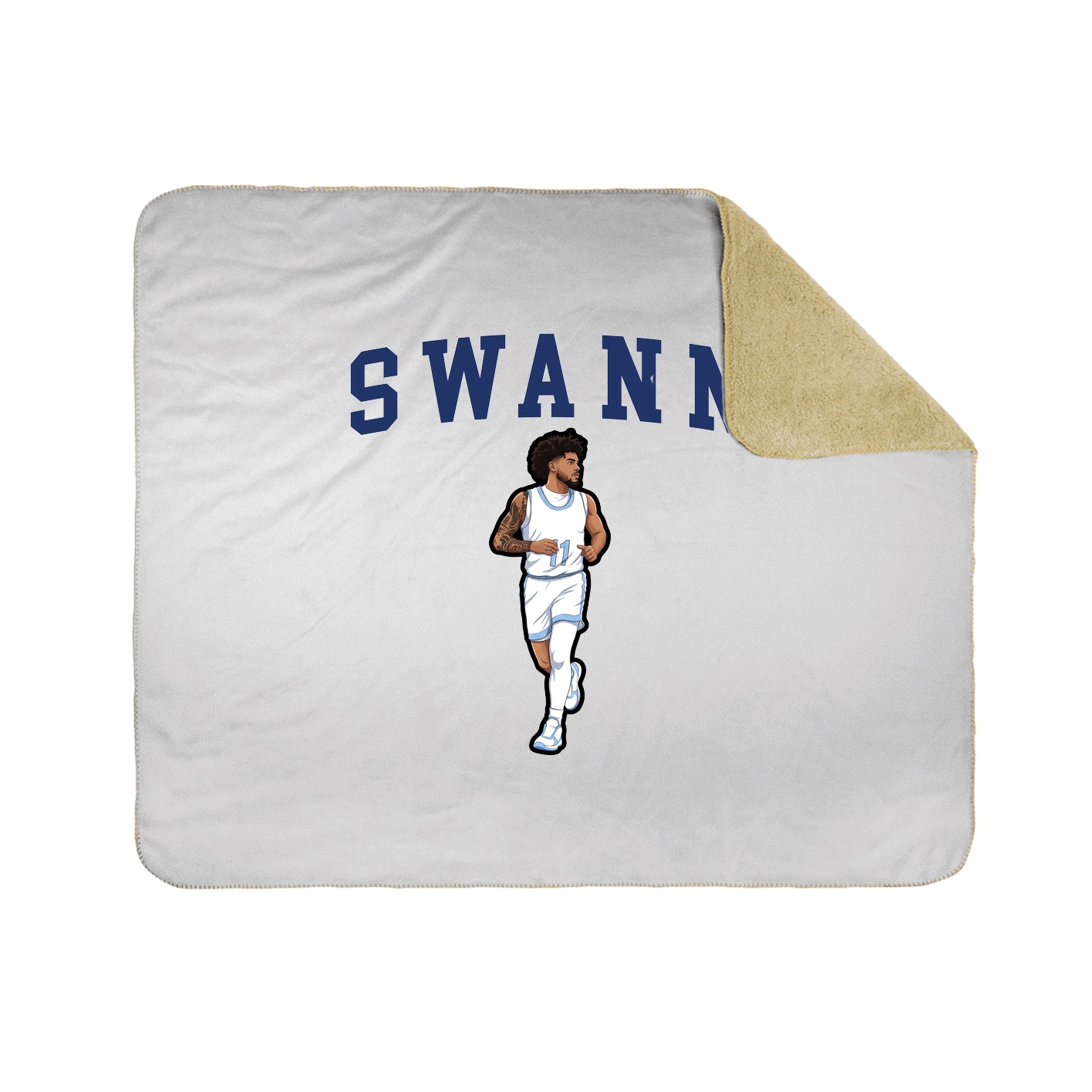 Throw Blanket — Shirsey in White