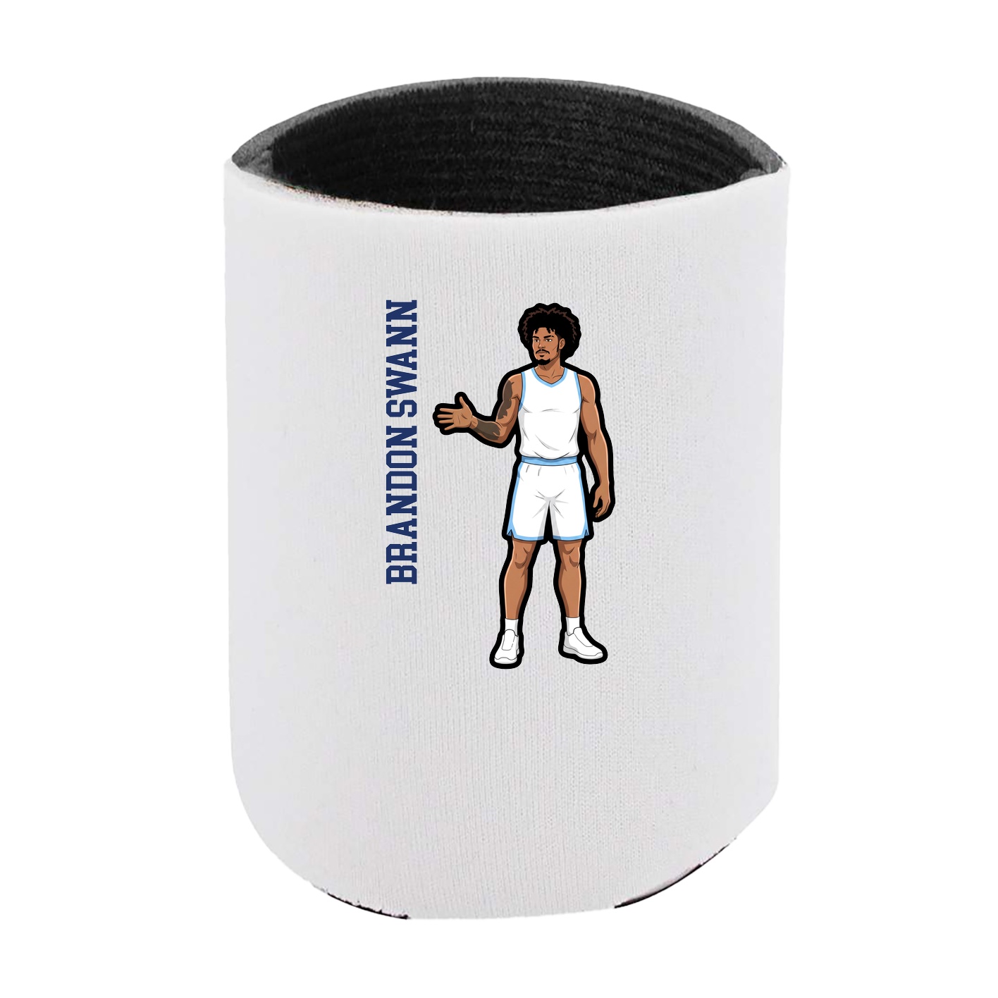 Can Holder — Name Vertical in White