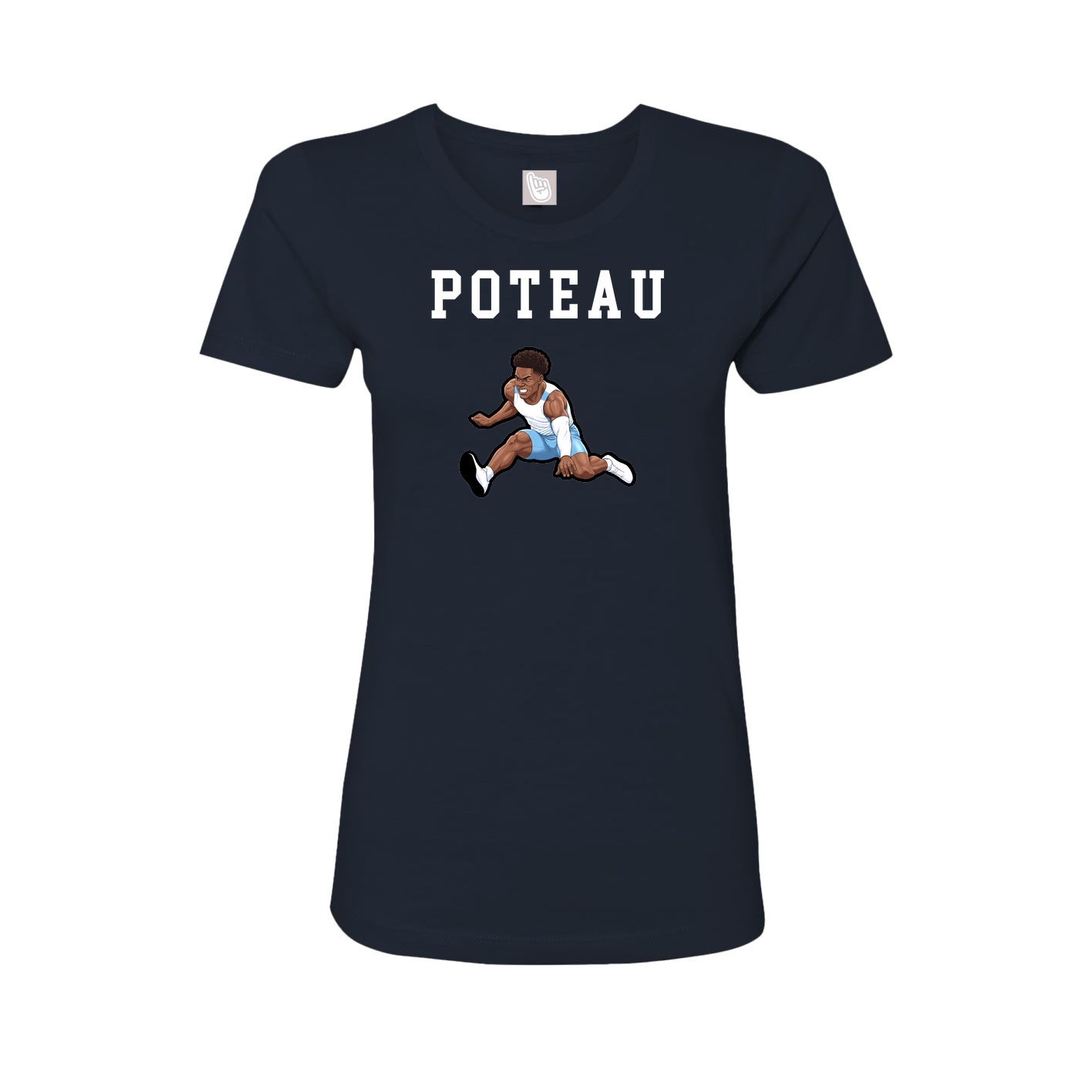 Fitted Women's Tee — Shirsey in Navy
