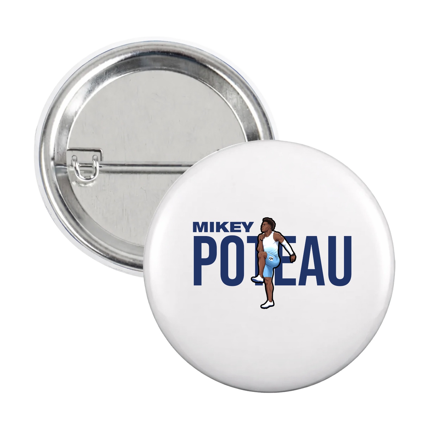 Game Day Button — Player Name in White