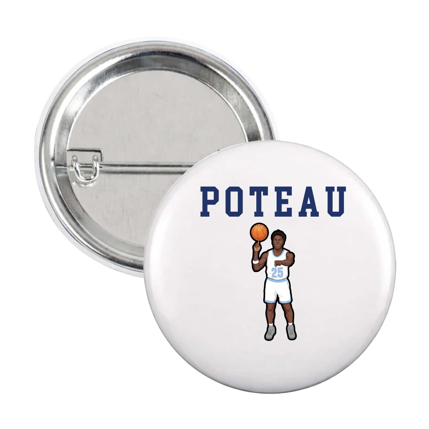 Game Day Button — Shirsey in White
