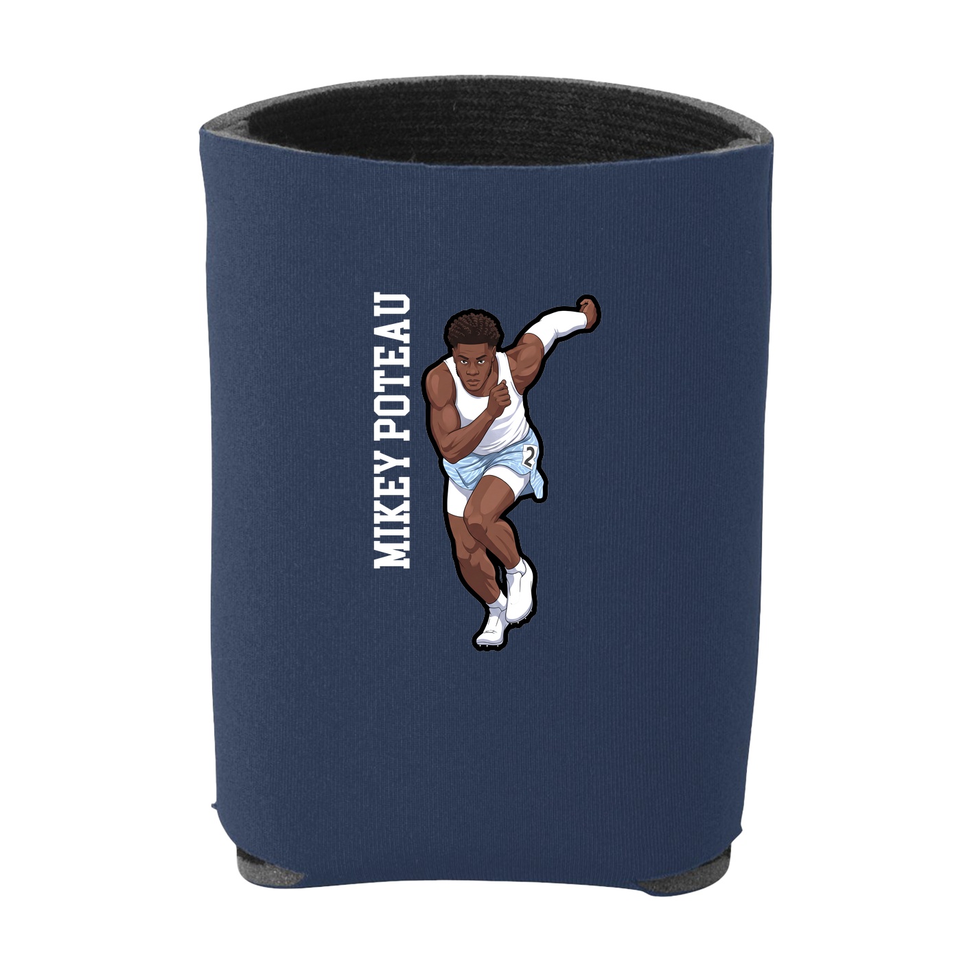 Can Holder — Name Vertical in Navy
