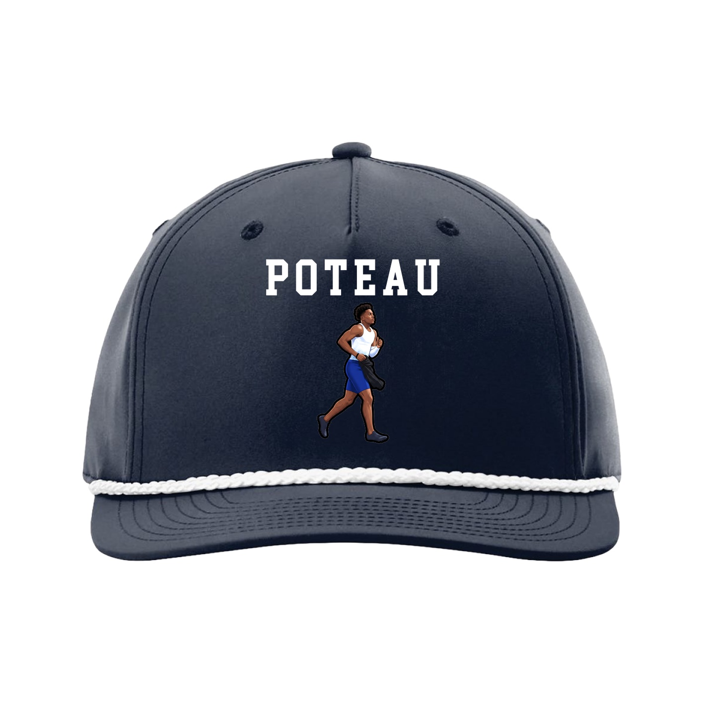Five-Panel Classic Rope Cap — Shirsey in Navy