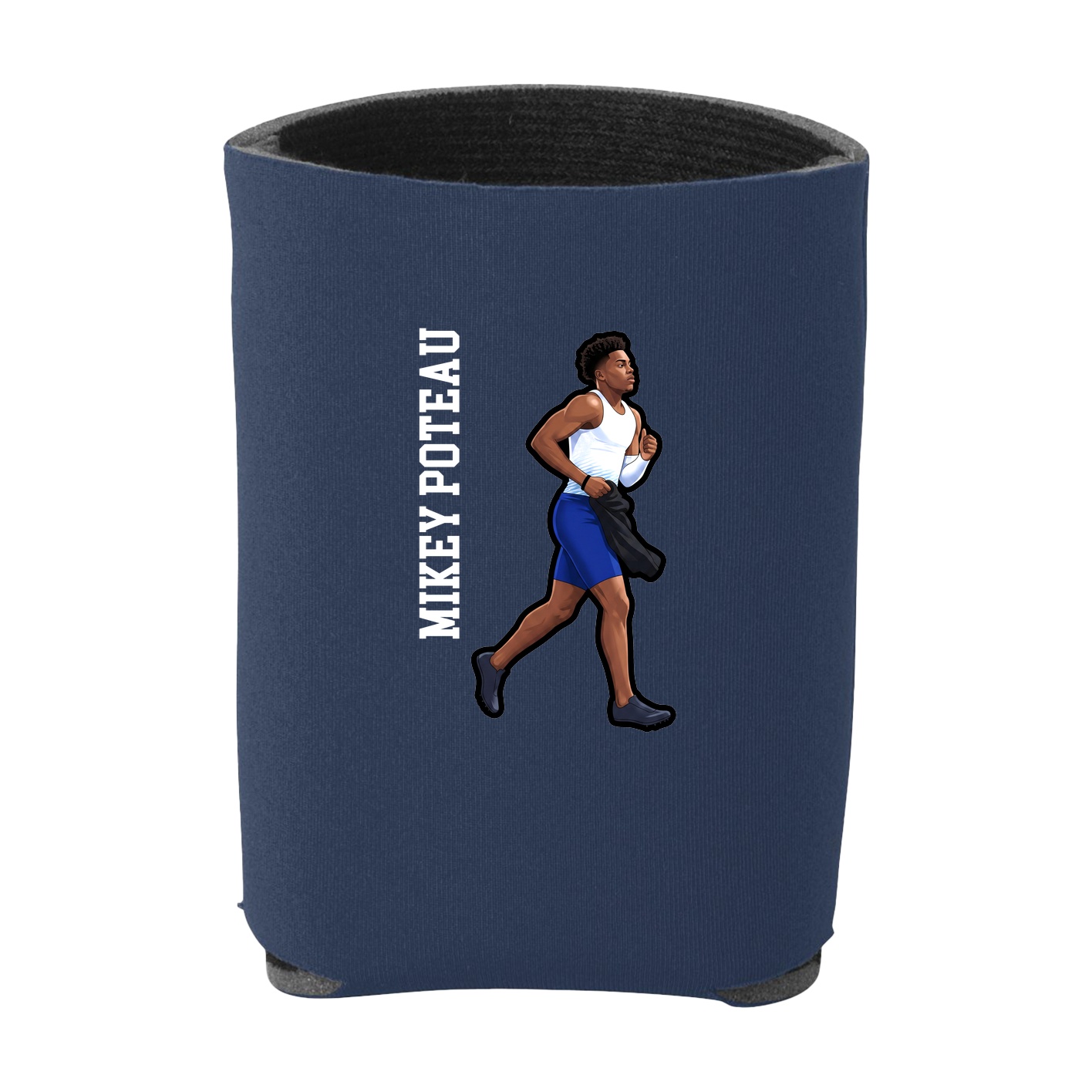 Can Holder — Name Vertical in Navy