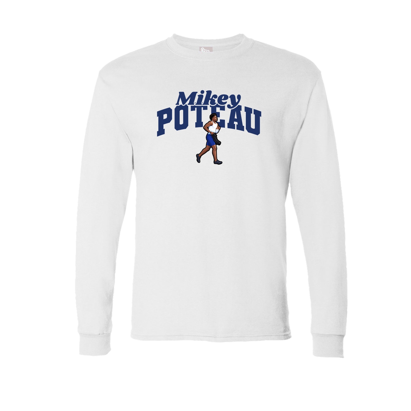 Long Sleeve Tee — Signature Arch in White