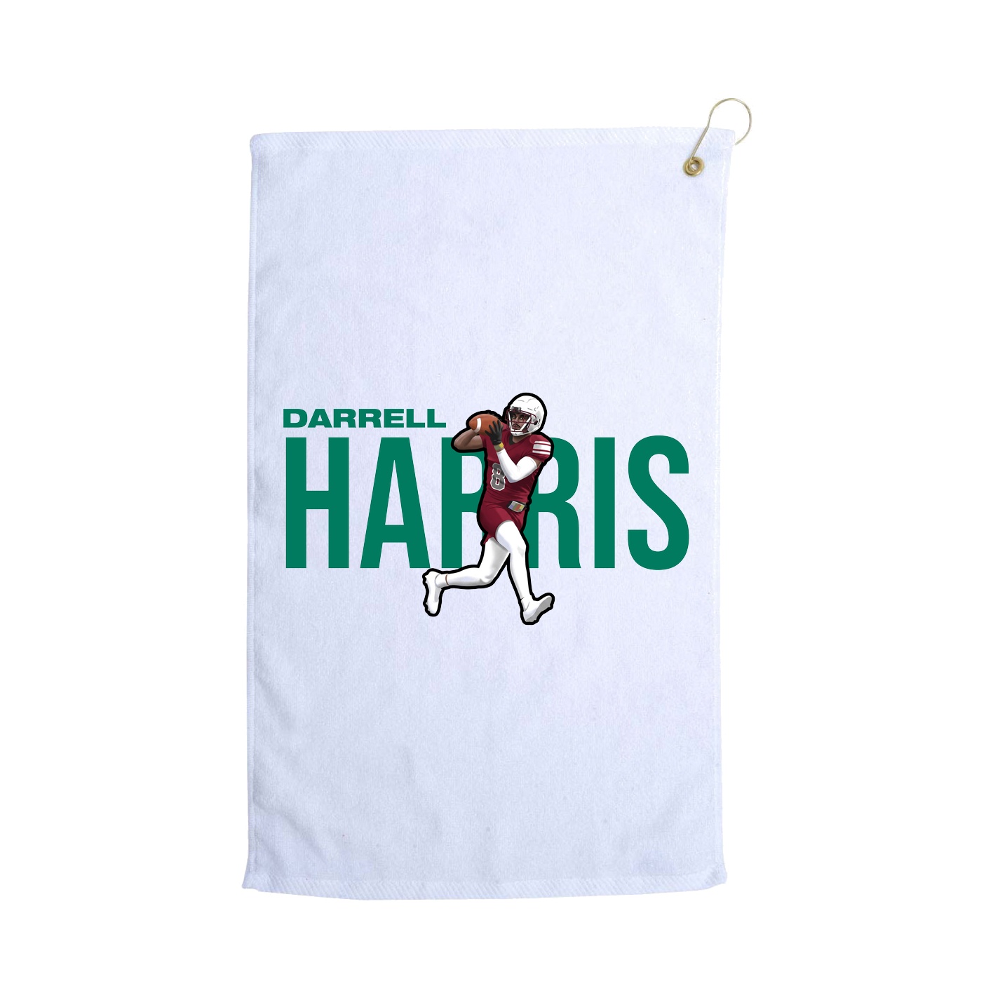 Golf Towel — Player Name in White
