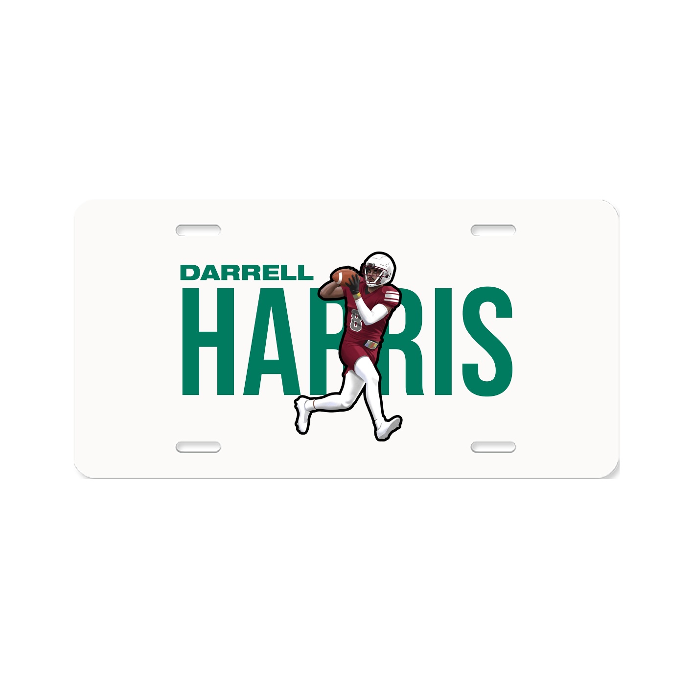 License Plate — Player Name in Classic